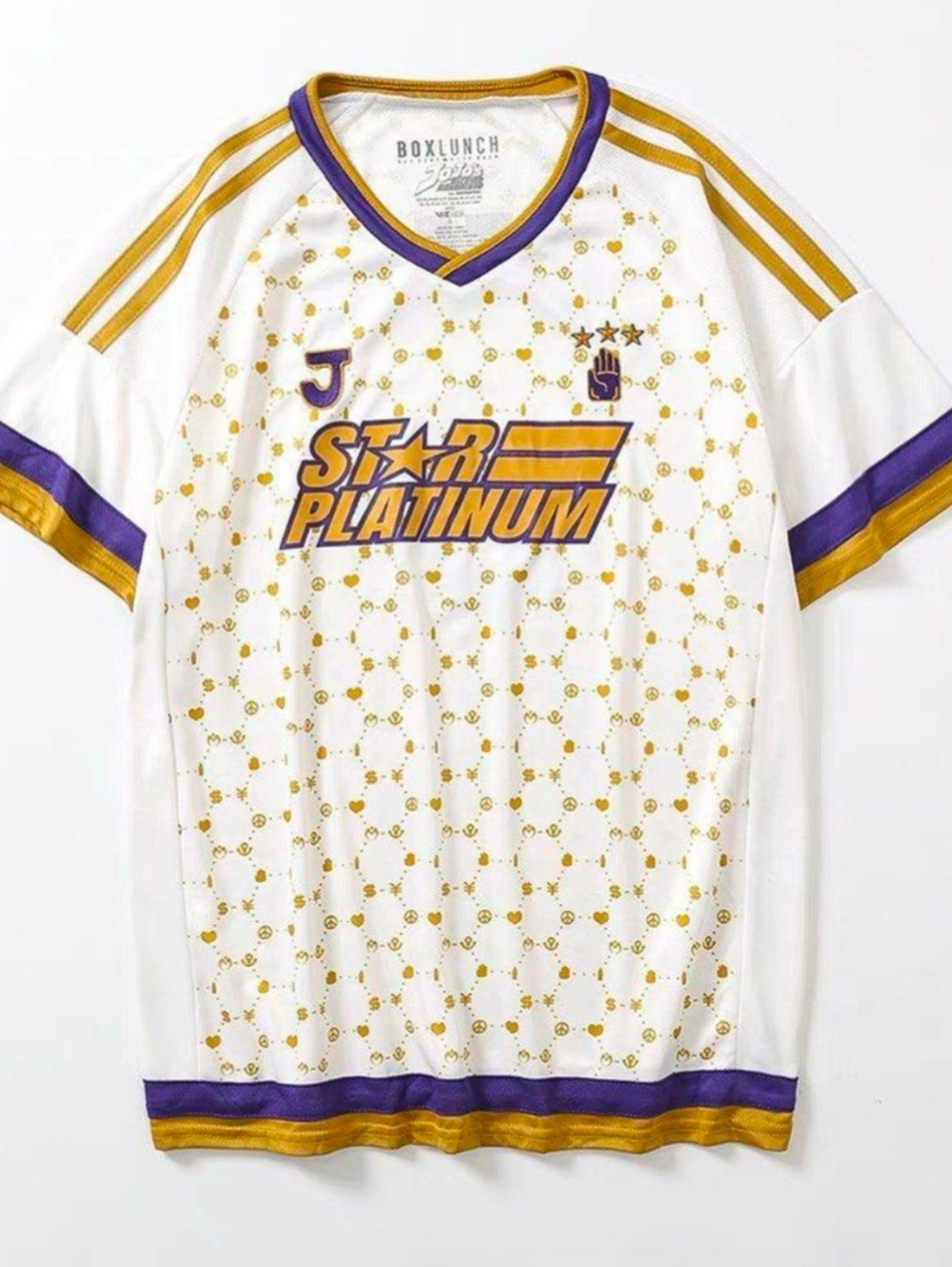 Jojo’s Bizarre Adventure Box Lunch Jersey Shirt Jotaro Star Platinum Size Medium